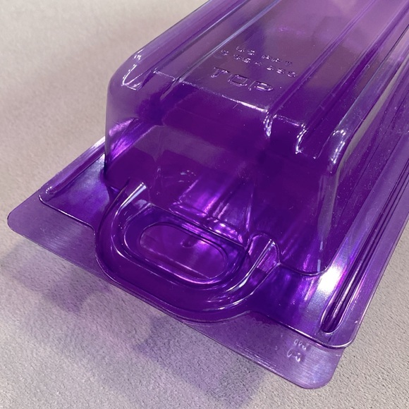 Neat Limited Edition Tinted Hot Purple Plastic Containers Bundle of 2 - Made USA - Picture 6 of 12